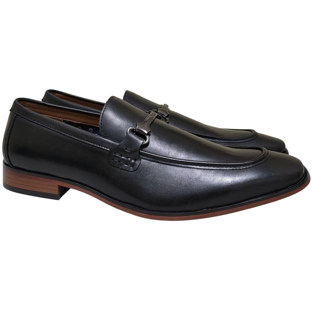 Tommy Hilfiger Men Senner Slip On Horsebit Loafers Size US 10.5M Black